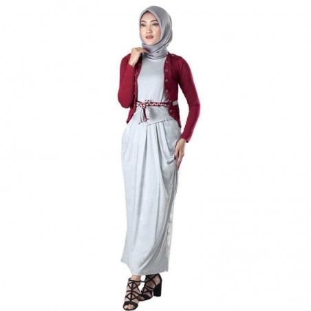 Inficlo Wanita Pakaian Gamis SOP 287